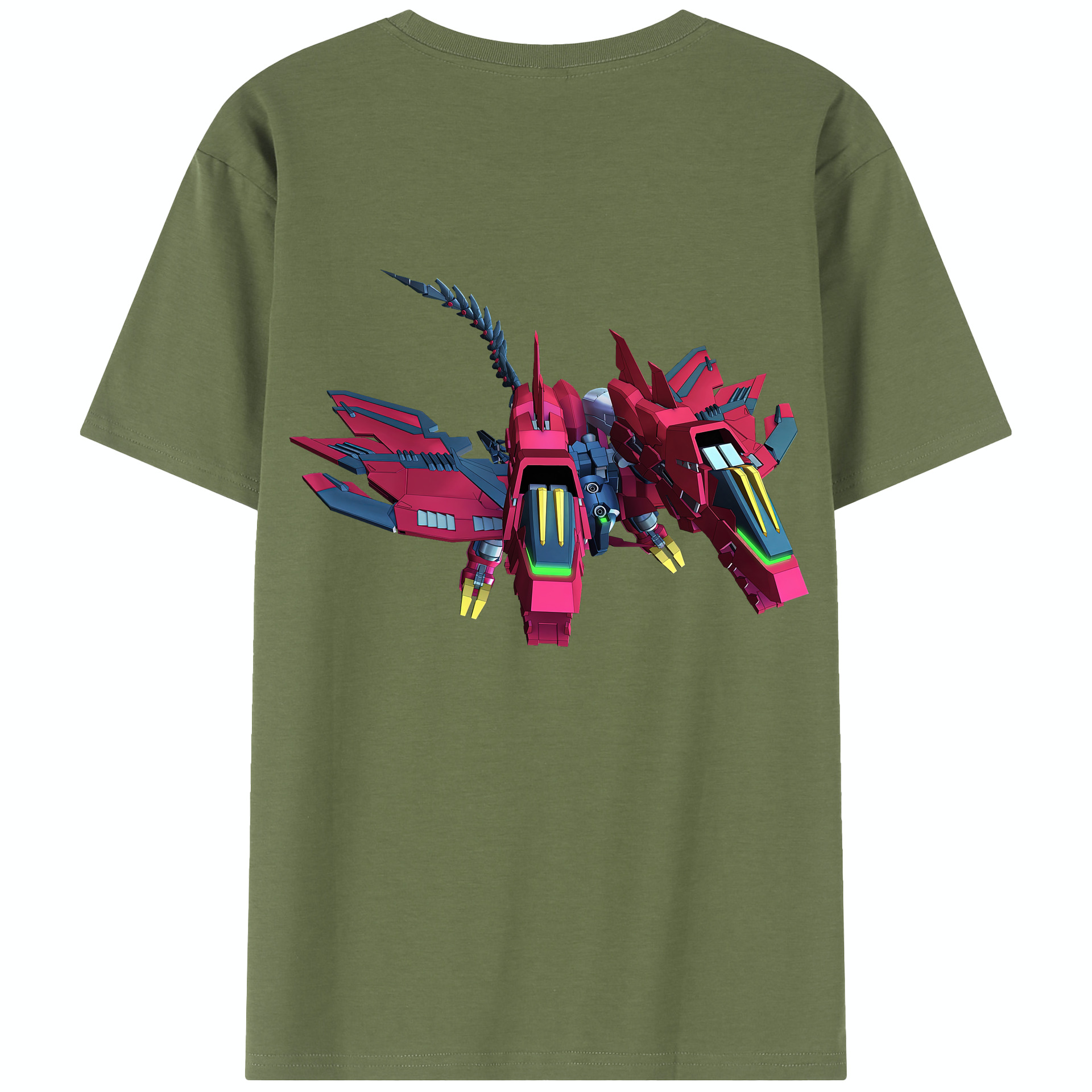 （画像用） 機動戦士ガンダム Mobile Suit Gundam 綿100％半袖Tシャツ（背面プリント）